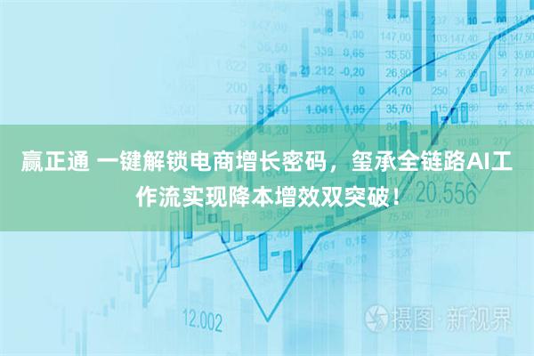 赢正通 一键解锁电商增长密码,玺承全链路AI工作流实现降本增效双突破!